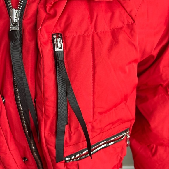OROLAY Red Hooded Puffer Coat - Picture 5 of 7